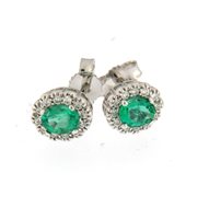 Orecchini Soranzo Gioielli Donna Pietre Preziose in Oro bianco Smeraldo 0.66 Ct GI10354438 - GI10354438